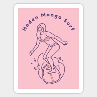 Classic Surfer Girl Sticker